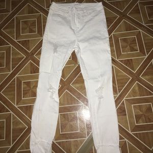 White jeans